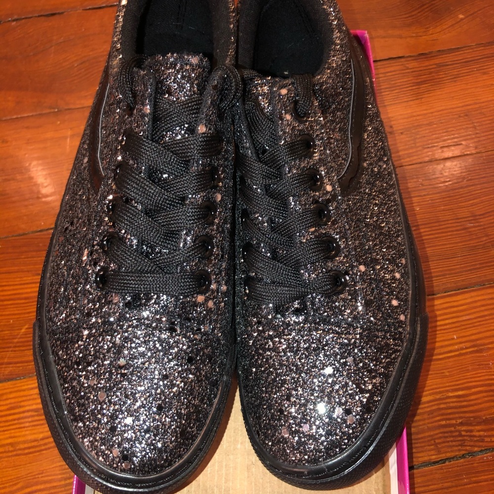 Black Glitter  Shoes